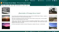 Desktop Screenshot of eltiempodeunvistazo.com